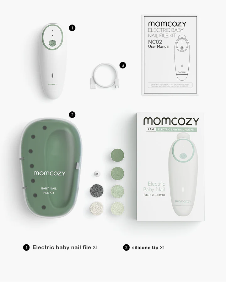 Lima eléctrica Momcozy para cuidar sus uñas con seguridad - Imagen 4