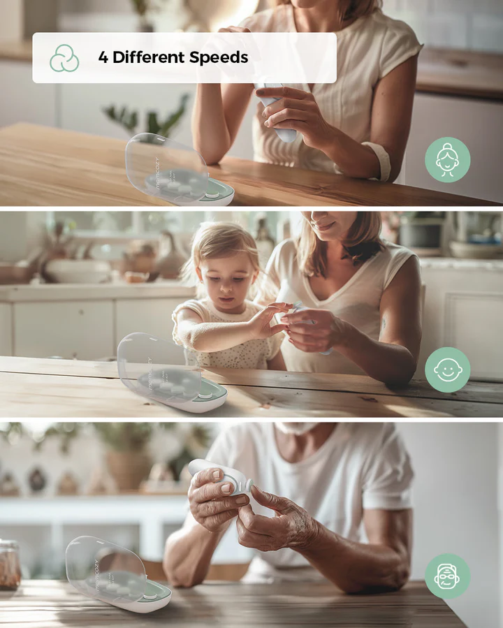 Lima eléctrica Momcozy para cuidar sus uñas con seguridad - Imagen 6