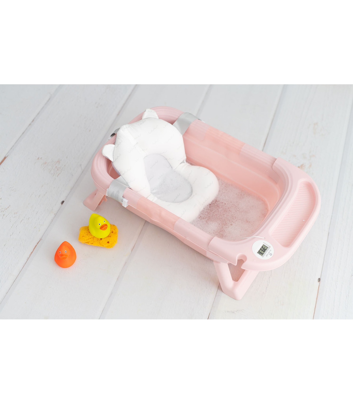 Bañera plegable Olmitos con hamaca para recién nacido - Imagen 4