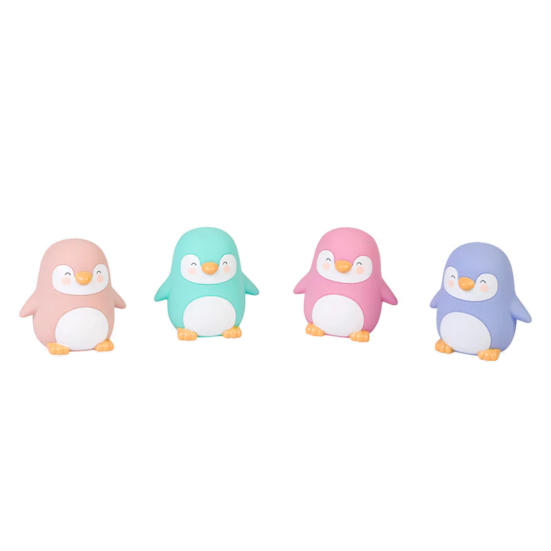 Juguetes baño Penguins Party Saro
