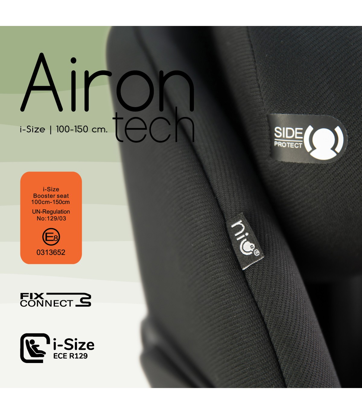 Elevador auto Airon Tech Niu I-Size (100-150 cm) - Imagen 4