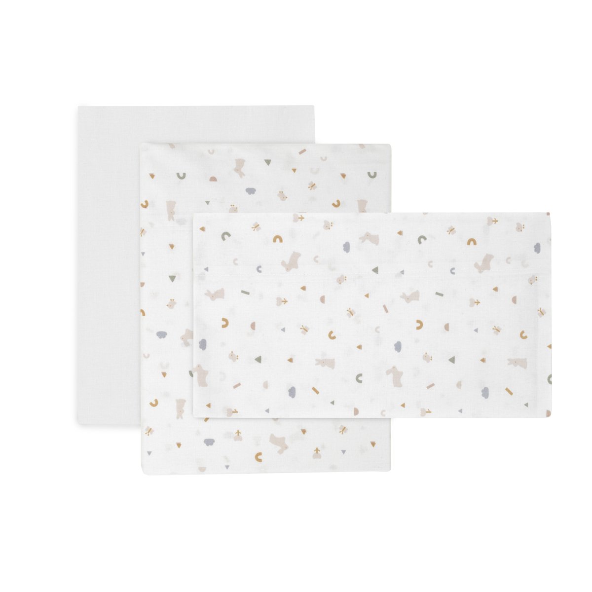 SABANA MINICUNA 3 PCS 80x120x1 CM RABBIT BEIGE& Cambrass