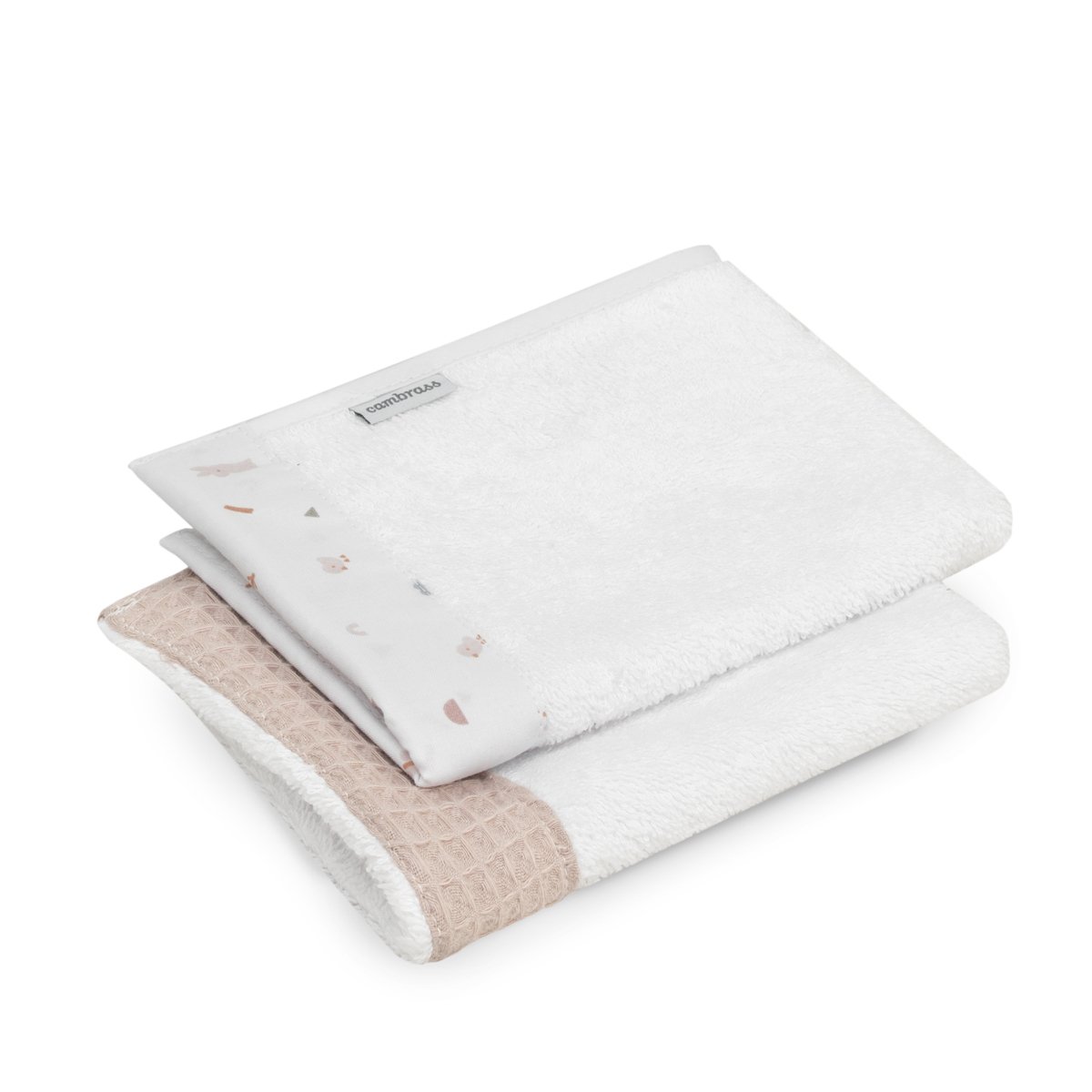 JUEGO 2 TOALLAS RABBIT BEIGE 25x35x1 CM& Cambrass