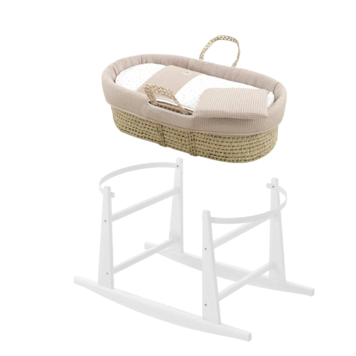 MOISES PALMA ACOLCH+PATA M.BCO RABBIT BEIGE/BCO 39x80x61 CM& Cambrass