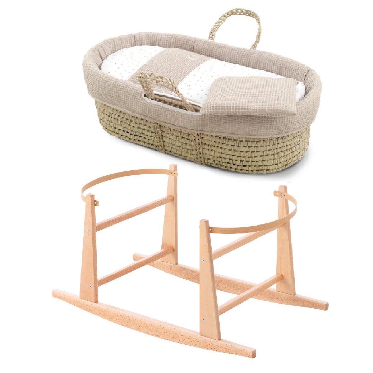 MOISES PALMA ACOLCH+PATA M.NAT RABBIT BEIGE/NATURAL 39x80x61 CM& Cambrass