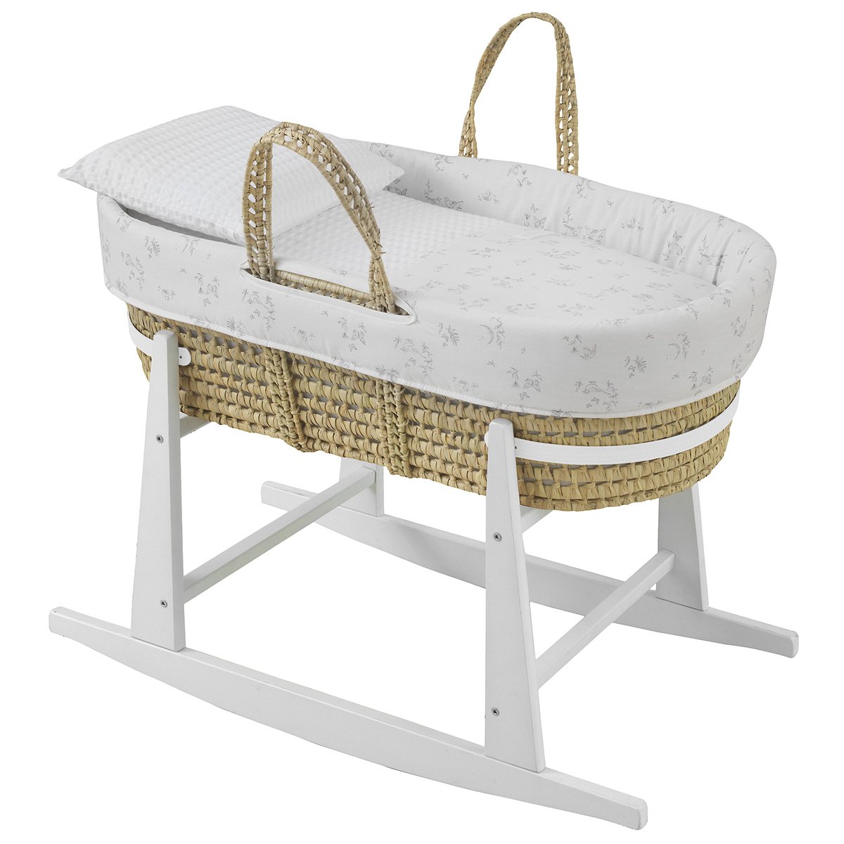 MOISES PALMA ACOLCH+PATA M.BCO MERLO CRUDO/BCO 39x80x61 CM& Cambrass