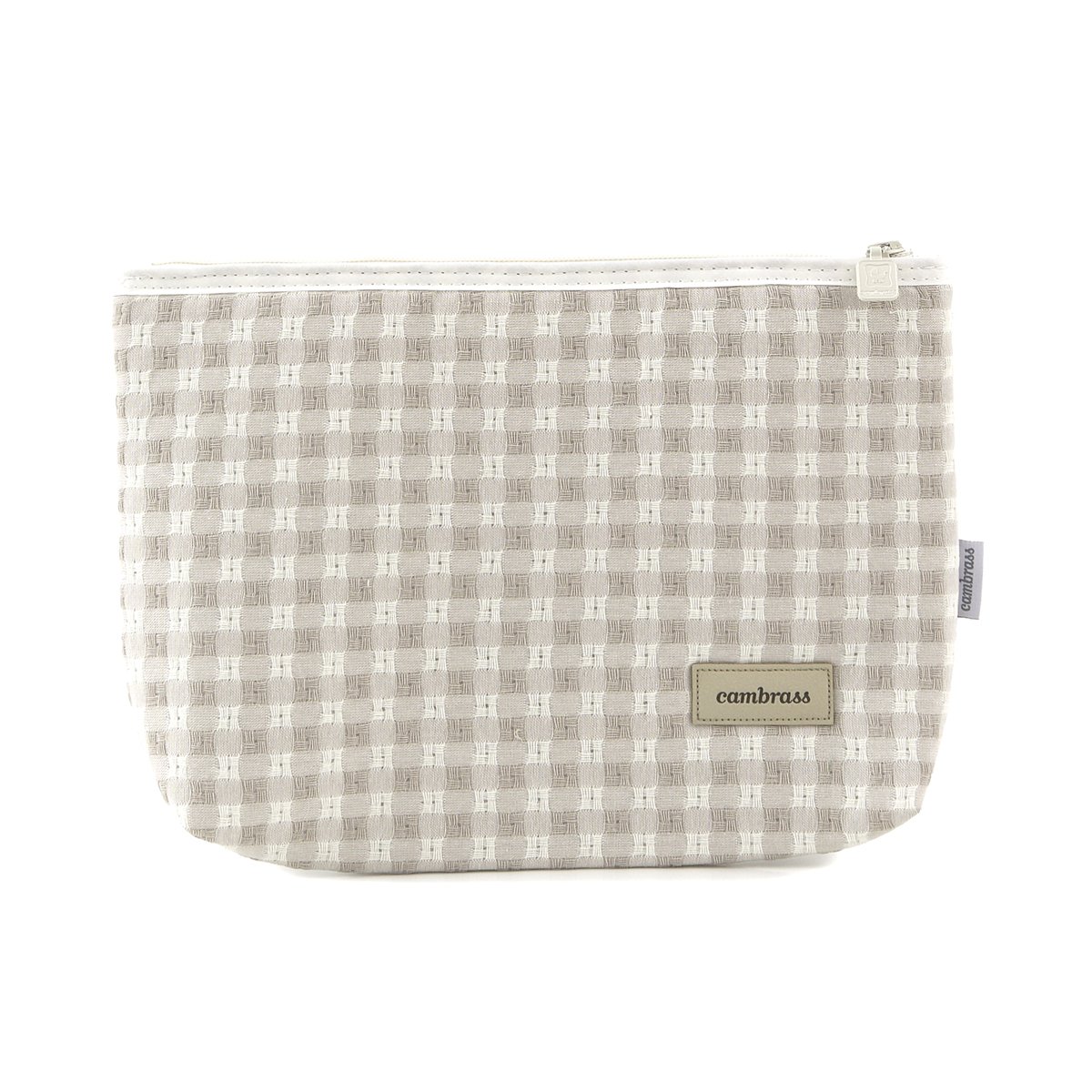 BOLSA ASEO VICKY BEIGE 6x28x20 CM& Cambrass