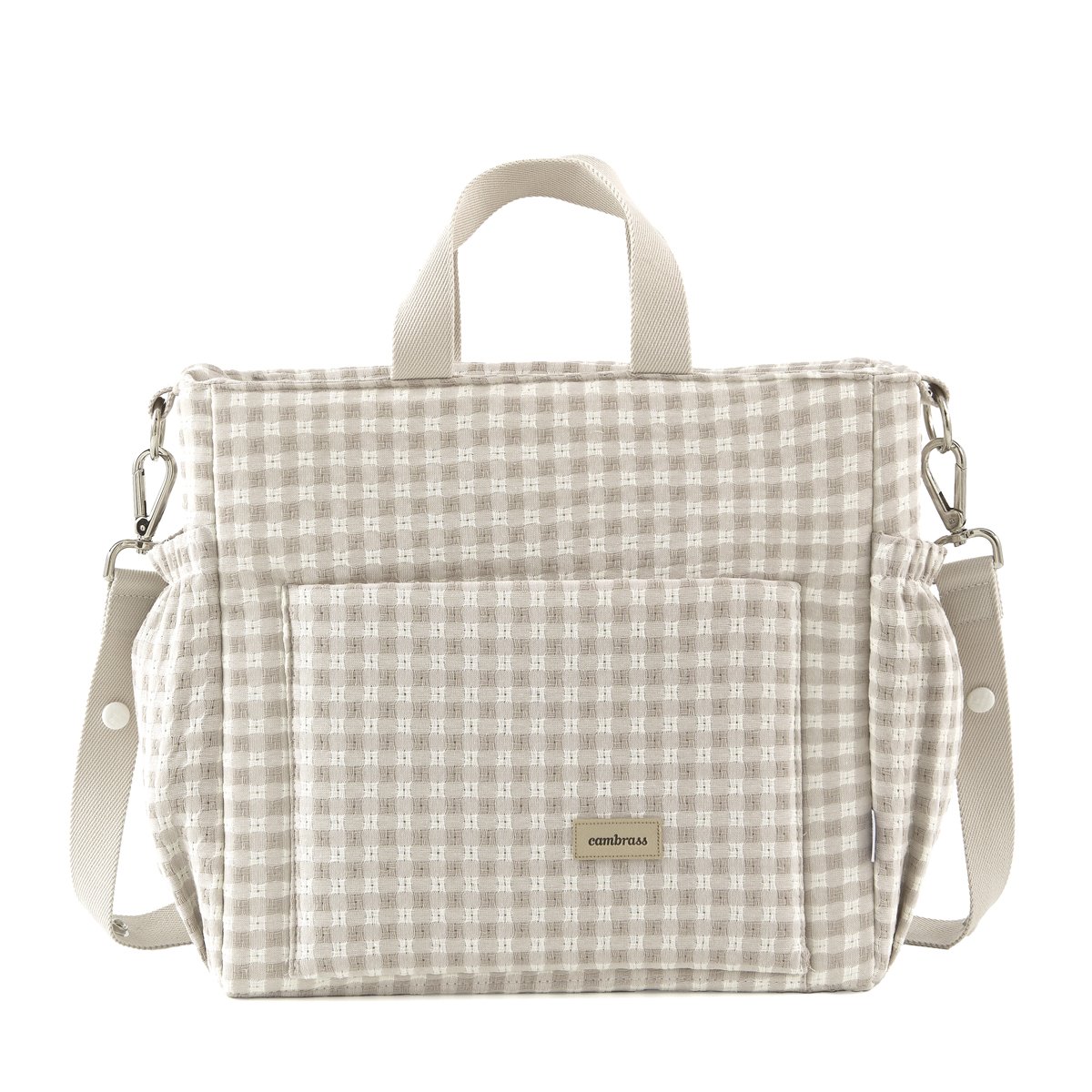 BOLSO MATERNAL PACK VICKY BEIGE 16x43x37 CM& Cambrass