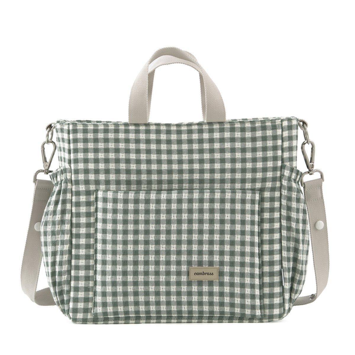 BOLSO MATERNAL PACK VICKY VERDE 16x43x37 CM& Cambrass