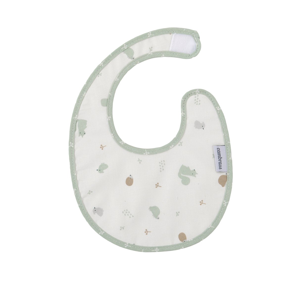 BABERO REDONDO CON VELCRO ARDI VERDE 16x19x1 CM& Cambrass