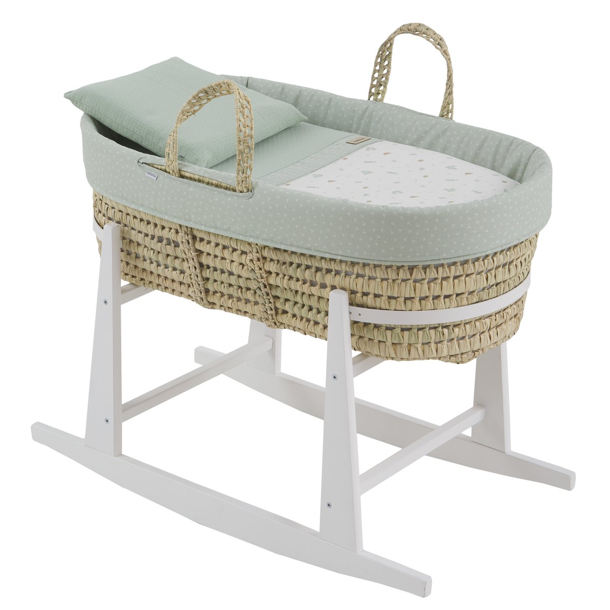 MOISES PALMA ACOLCH+PATA M.BCO ARDI VERDE/BLANCO 39x80x61 CM& Cambrass