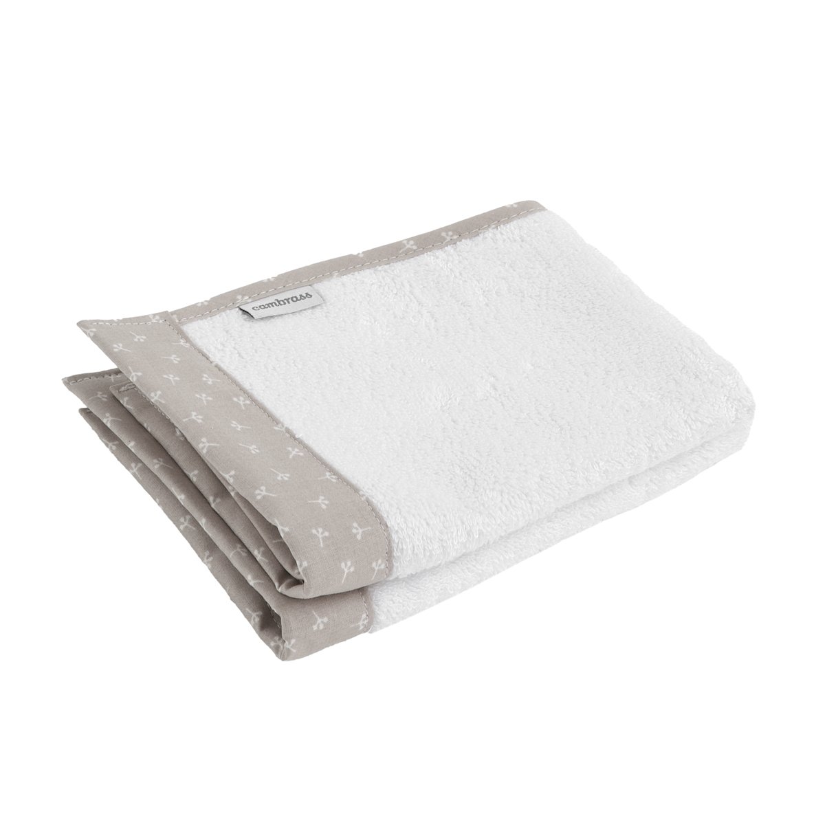 JUEGO 2 TOALLAS ABETE BEIGE 25x35x1 CM& Cambrass
