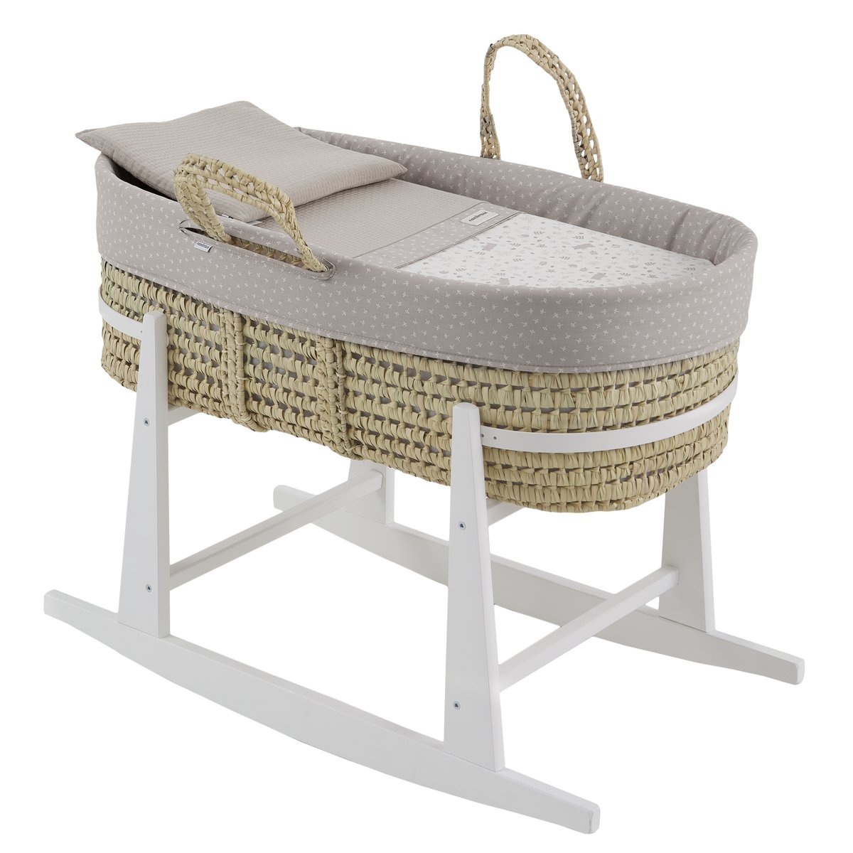 MOISES PALMA ACOLCH+PATA M.BCO ABETE BEIGE/BCO 39x80x61 CM& Cambrass