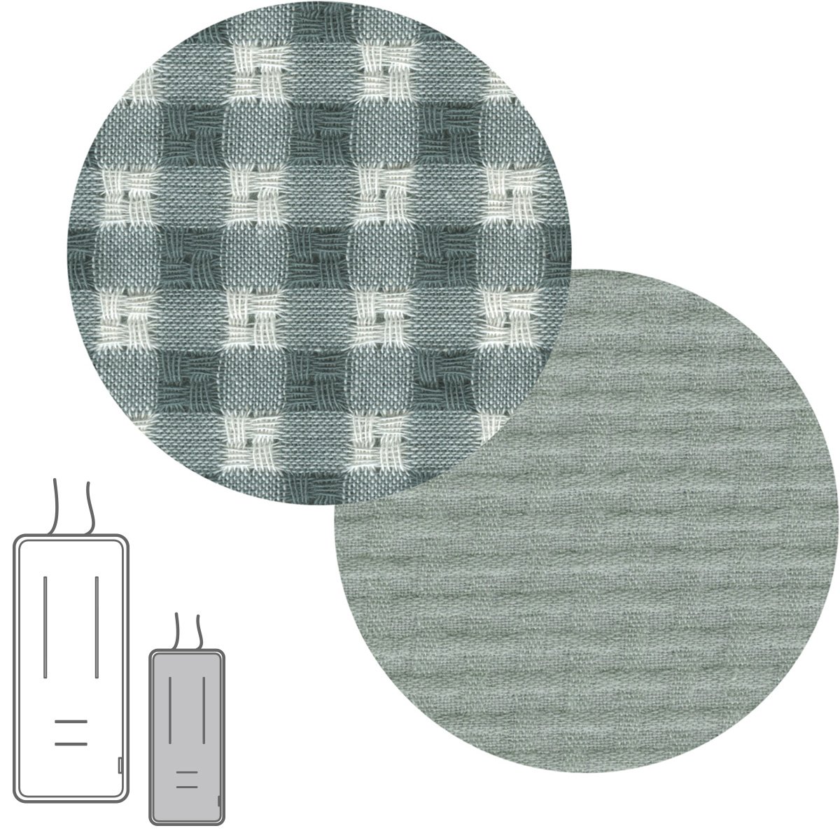 COLCHONETA SILLA PASEO.R.RECTA VICKY VERDE 30x80x1 CM& Cambrass