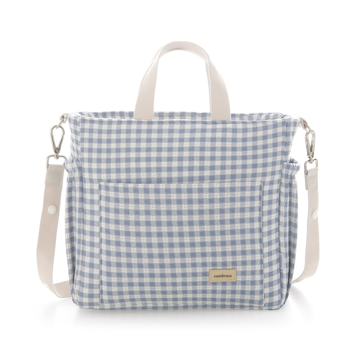 BOLSO MATERNAL PACK VICKY AZUL 16x43x37 CM& Cambrass