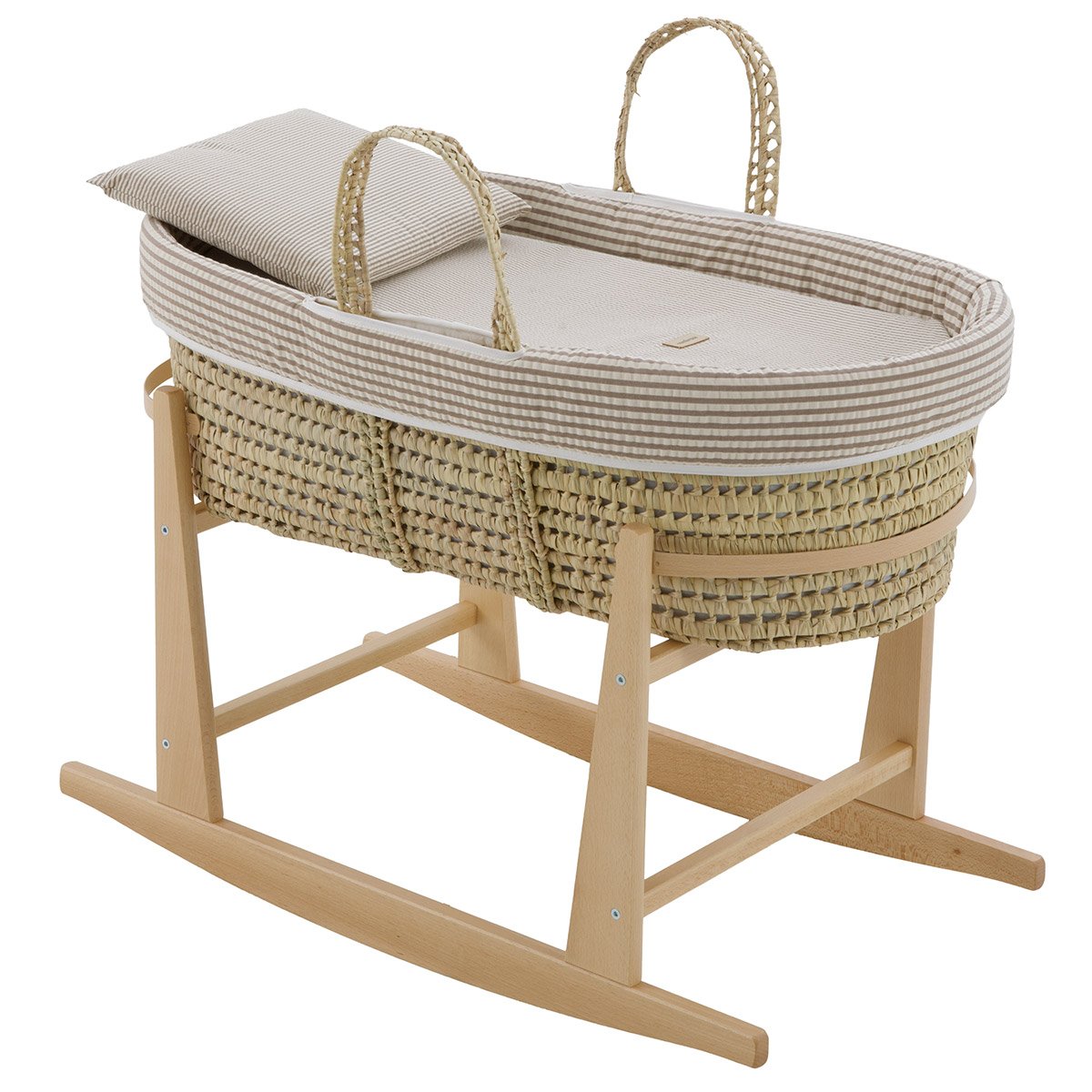 MOISES PALMA ACOLCH+PATA M.NAT DERBY BEIGE/NATURAL 39x80x61 CM& Cambrass