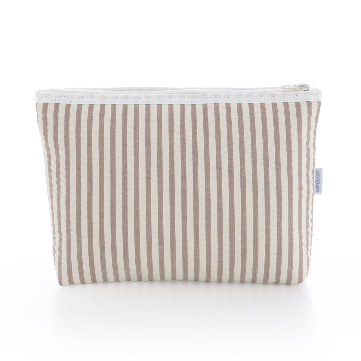 BOLSA ASEO DERBY BEIGE 6x28x20 CM& Cambrass