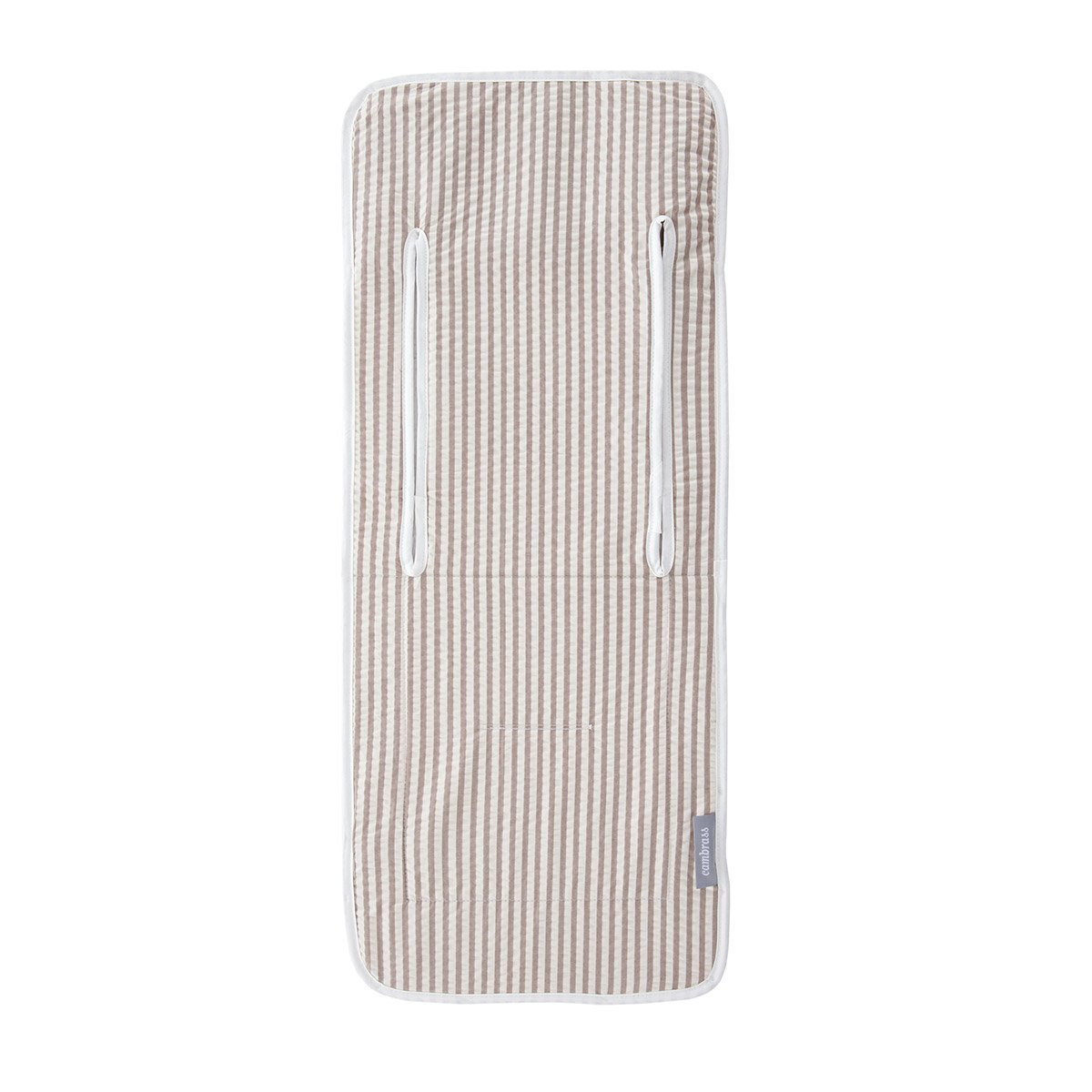 COLCHONETA SILLA PASEO RECTA U DERBY BEIGE 30x80x1 CM& Cambrass