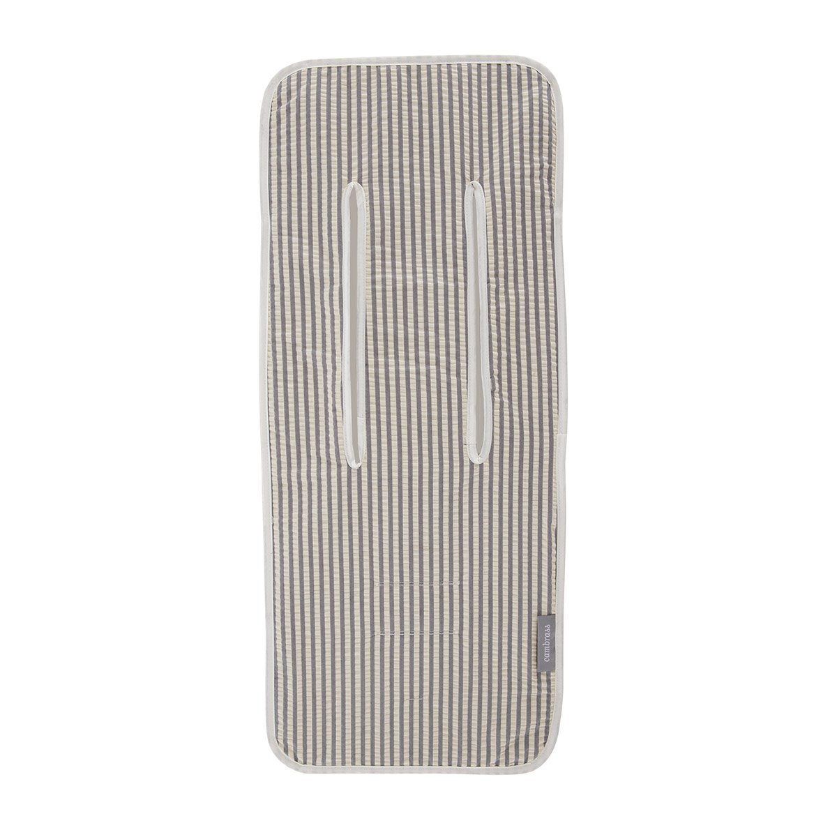 COLCHONETA SILLA PASEO RECTA U DERBY GRIS 30x80x1 CM& Cambrass