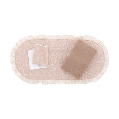 PACK COLCHA CAPAZO RUSTIC ROSA 35x75x1 CM& Cambrass