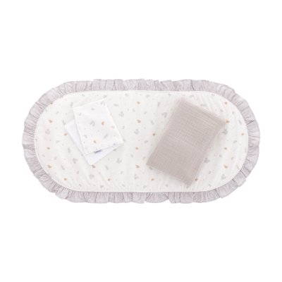 PACK COLCHA CAPAZO ARDI GRIS 35x75x1 CM& Cambrass