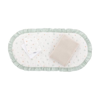 PACK COLCHA CAPAZO ARDI VERDE 35x75x1 CM& Cambrass