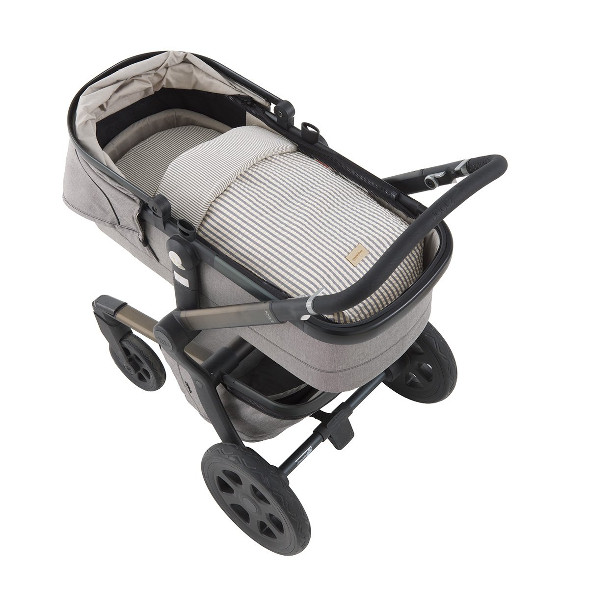 SACO CAPAZO + COLCHONETA DERBY GRIS 35x80x6 CM& Cambrass