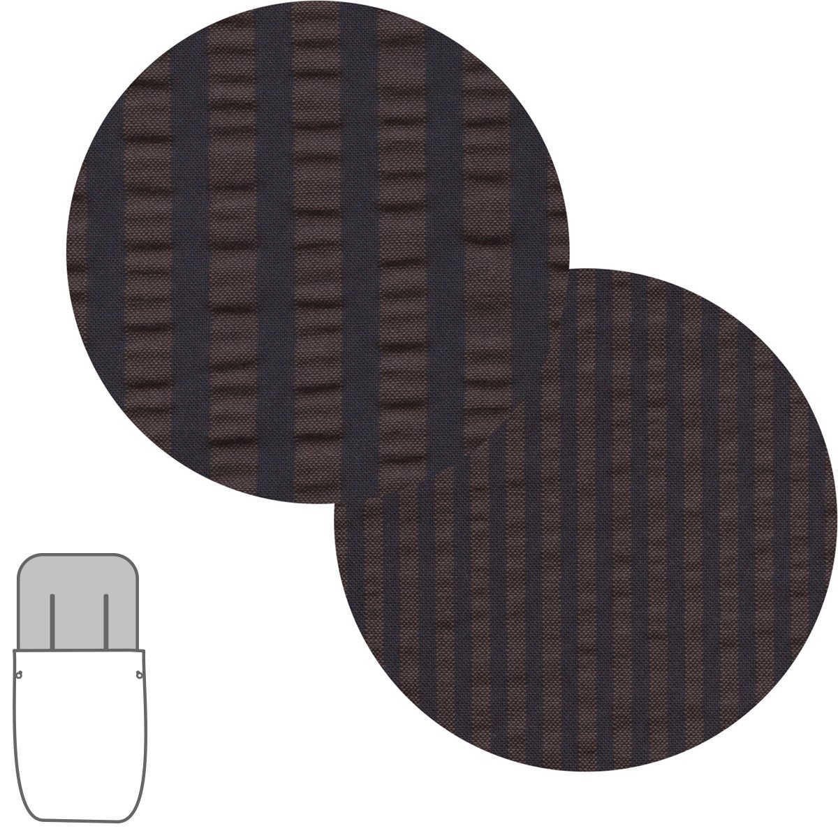 SACO SILLA PASEO TOKYO UNIV. DERBY AZULON 43x92x5 CM& Cambrass