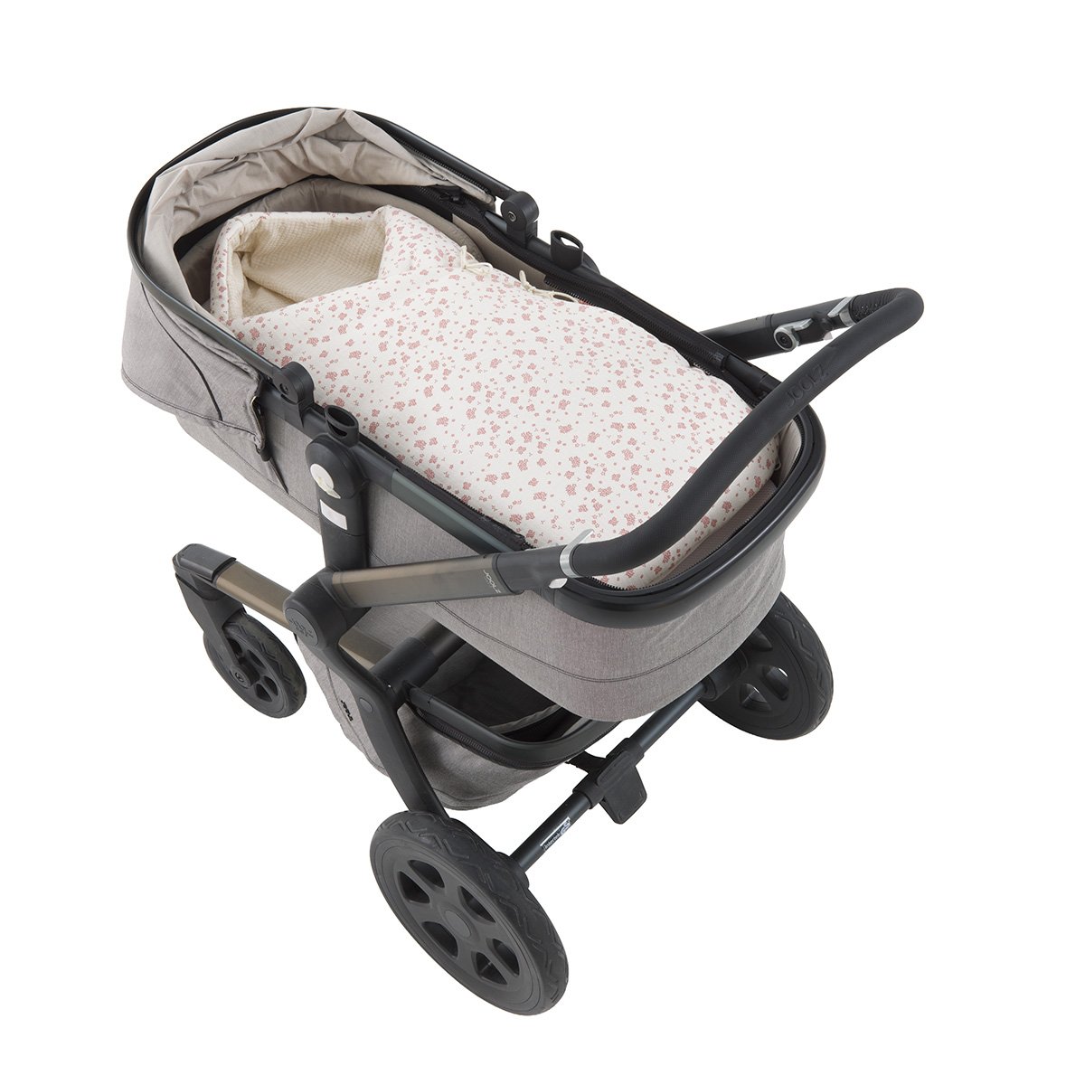SACO CAPAZO CRUZADO REVERS. NATURALE ROSA 40x80x5 CM& Cambrass