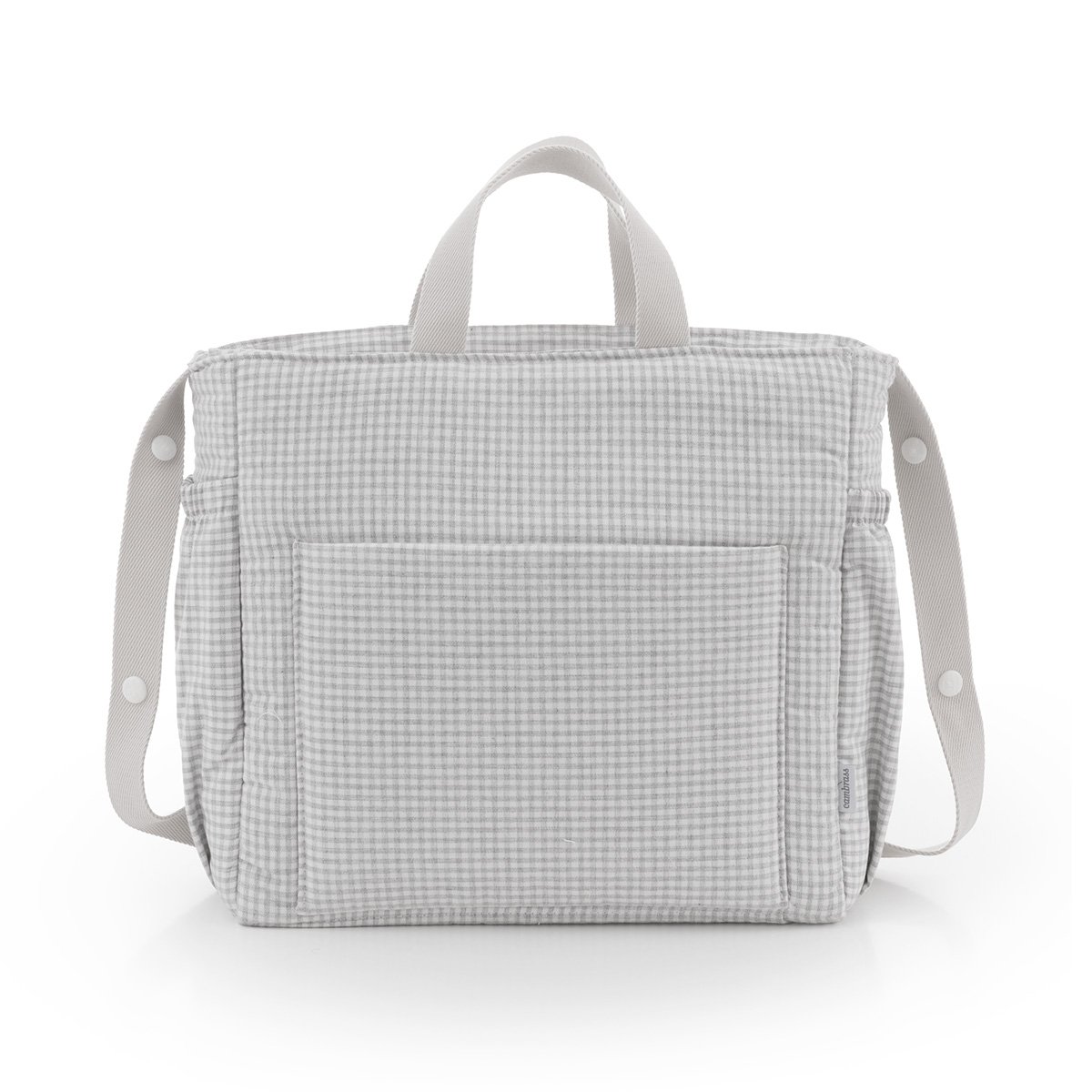 BOLSO MATERNAL PACK POLO GREY 16x43x37 CM& Cambrass