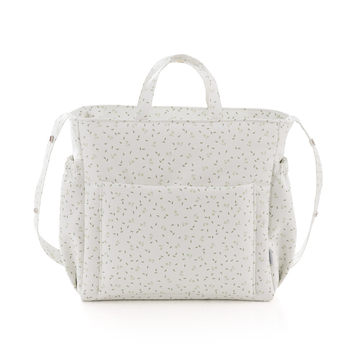 BOLSO MATERNAL PACK CHERRY VERDE AGUA 16x43x37 CM& Cambrass