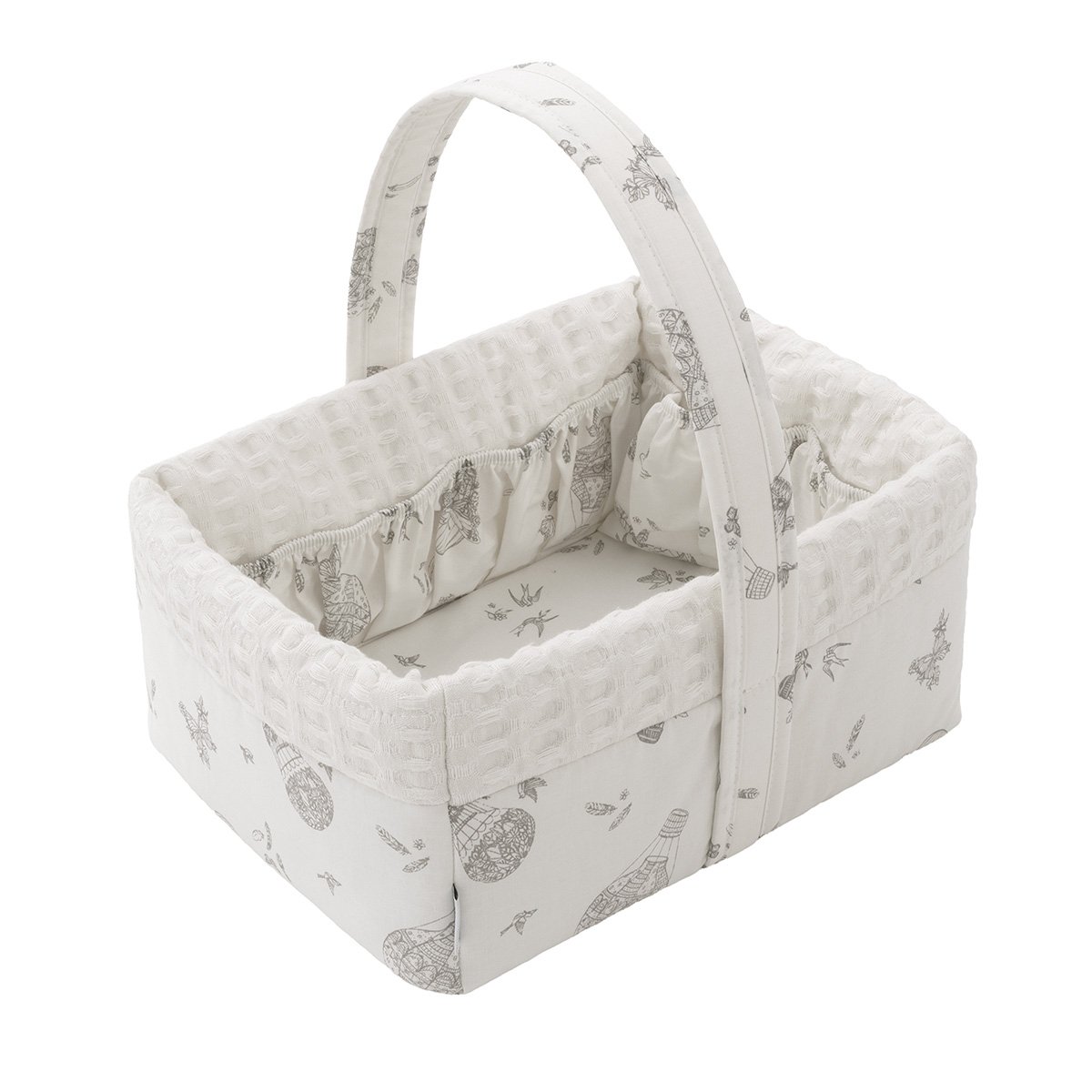 CESTA CANASTILLA 22.5x29x29 CM GLOBE CRUDO& Cambrass