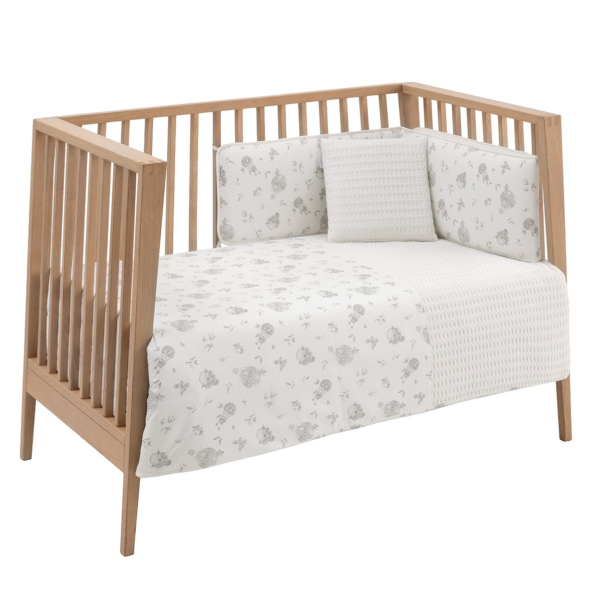 JGO 2 PCS.F.NORDICA CUNA 70 GLOBE CRUDO 110x170x3 CM& Cambrass