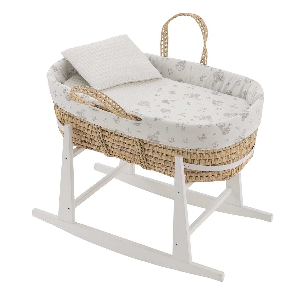 MOISES PALMA ACOLCH+PATA M.BCO GLOBE CRUDO/BCO 39x80x61 CM& Cambrass