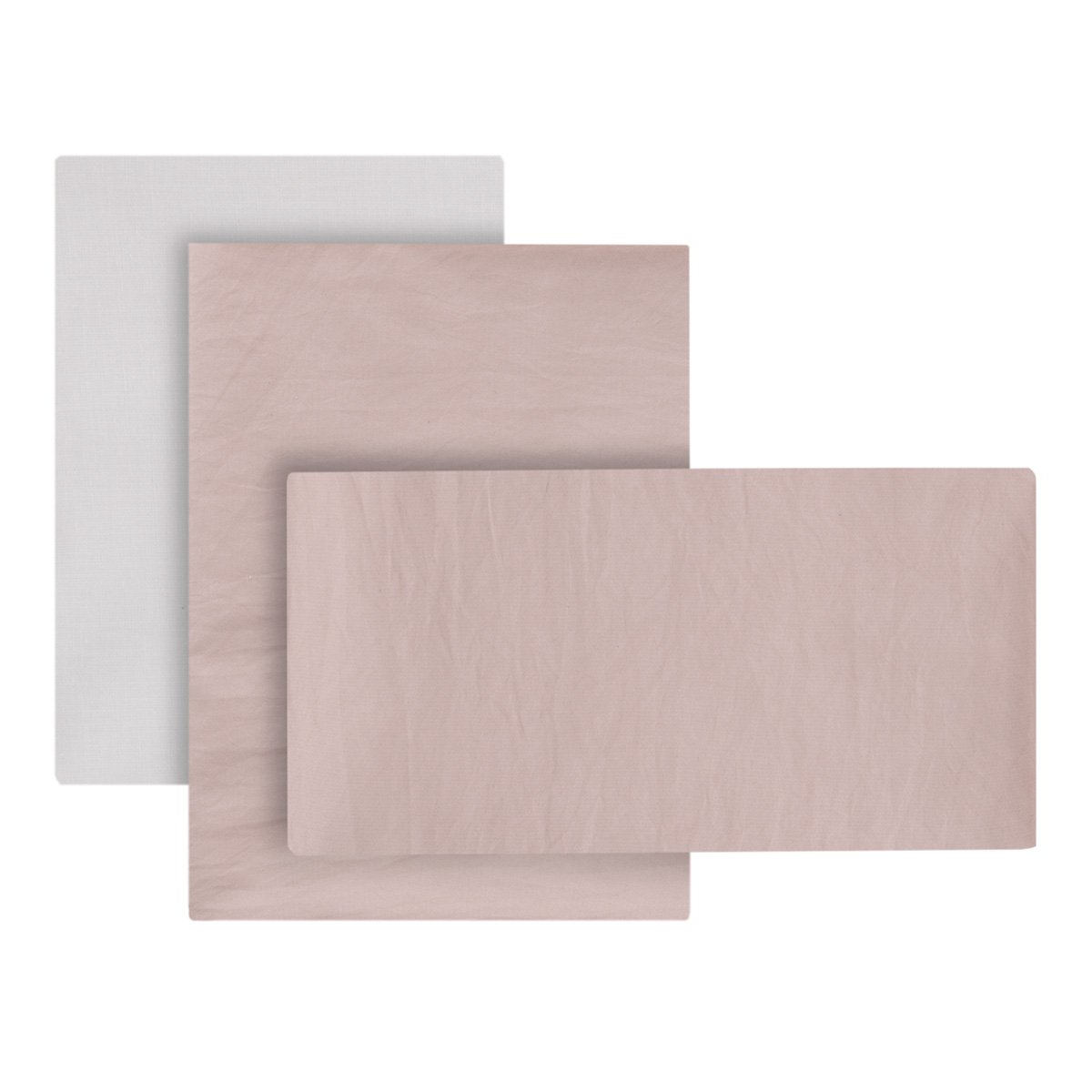 SABANA MINICUNA 3 PCS 50x90x1 CM TENDER BLUSH& Cambrass