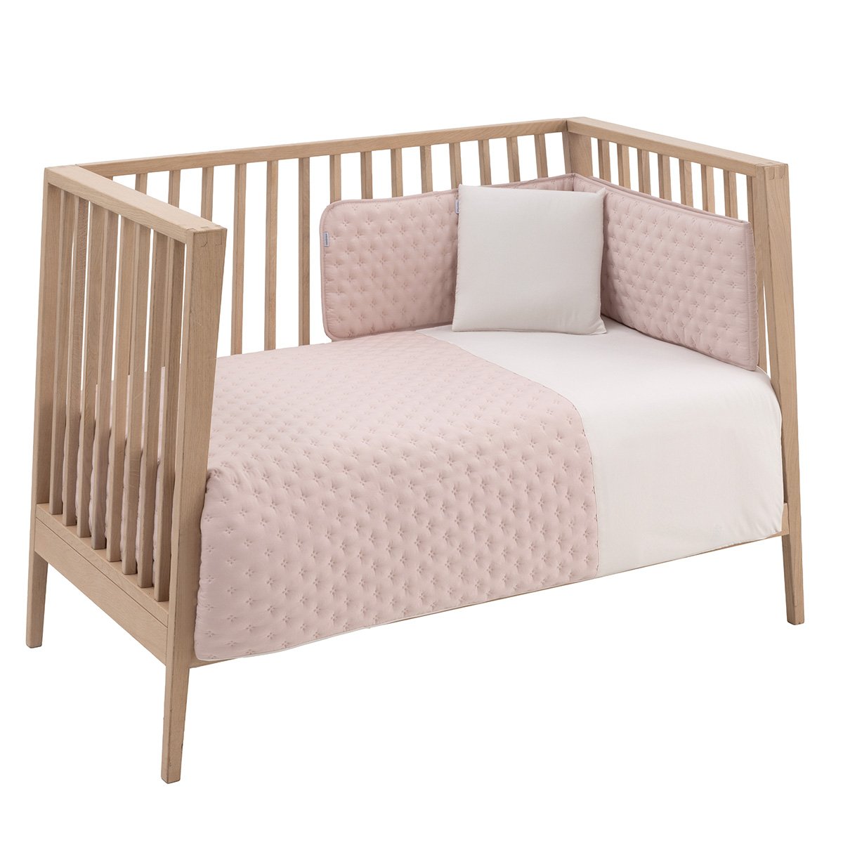 JGO 2 PCS.F.NORDICA CUNA 60 TENDER BLUSH 100x140x3 CM& Cambrass