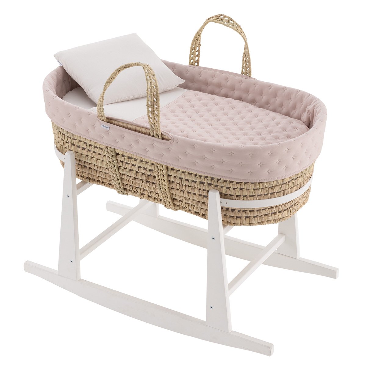MOISES PALMA ACOLCH+PATA M.BCO TENDER BLUSH 39x80x61 CM& Cambrass