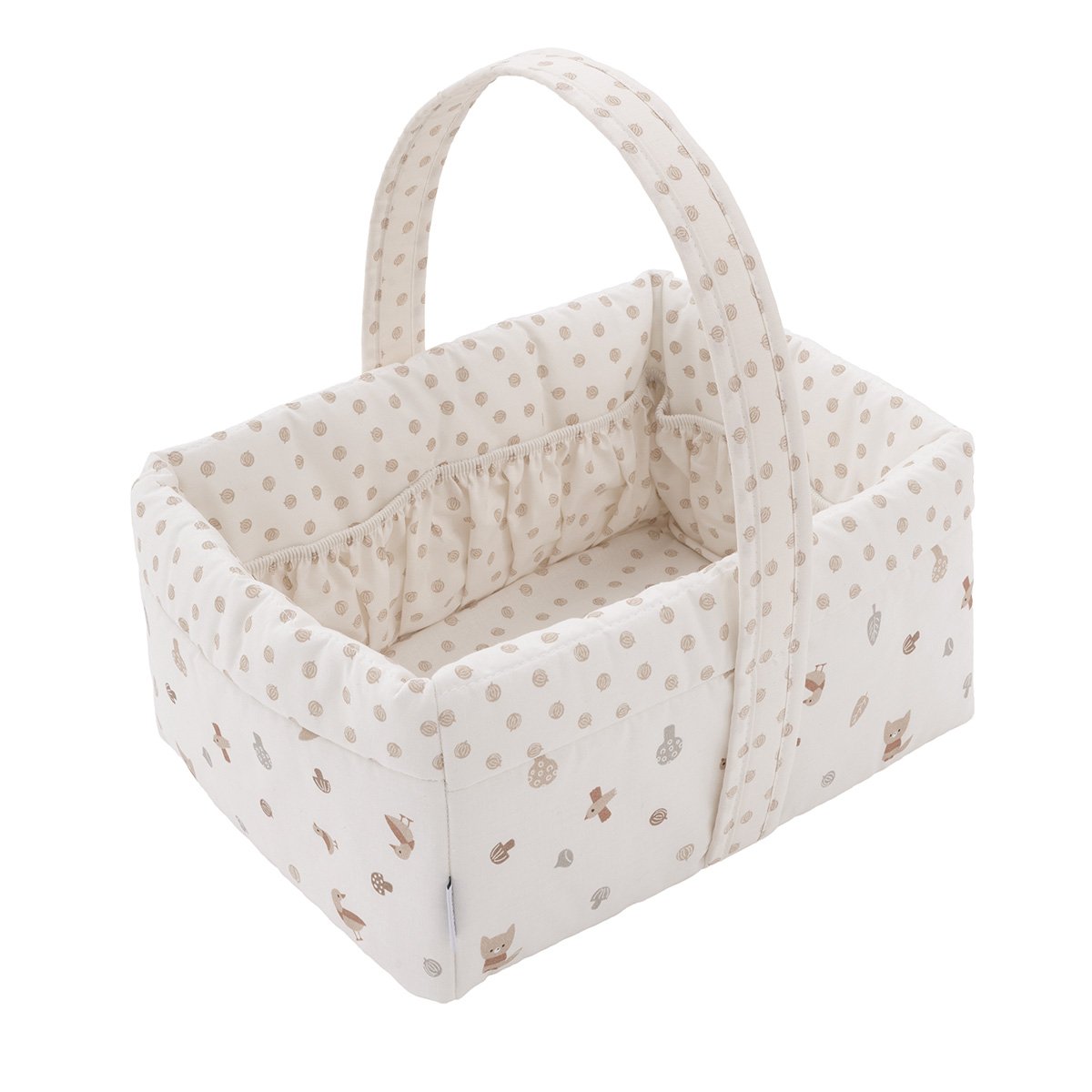 CESTA CANASTILLA 22.5x29x29 CM SENDA BEIGE& Cambrass