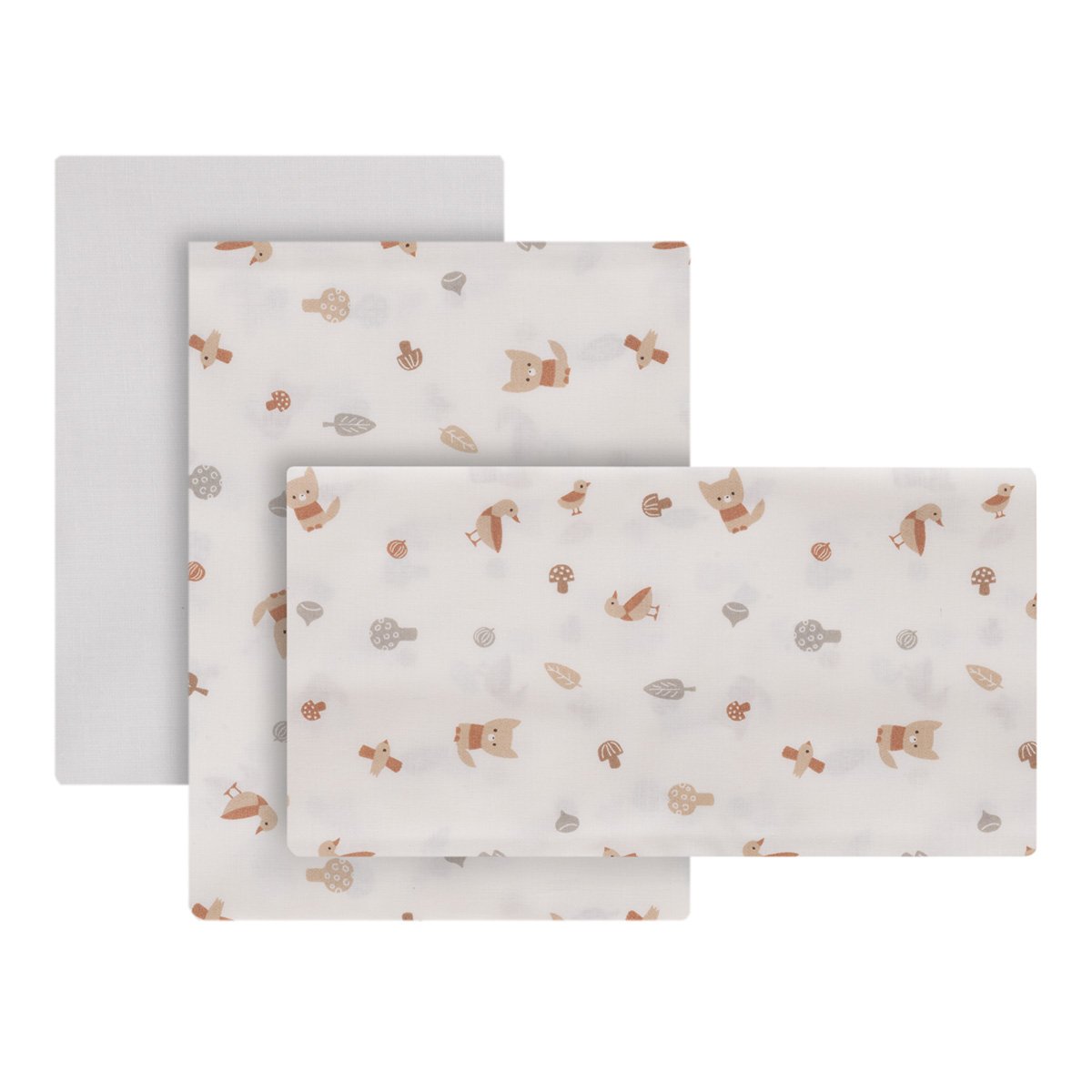 SABANA CUNA 3 PCS (CUNA 60) 60x120x1 CM SENDA BEIGE& Cambrass