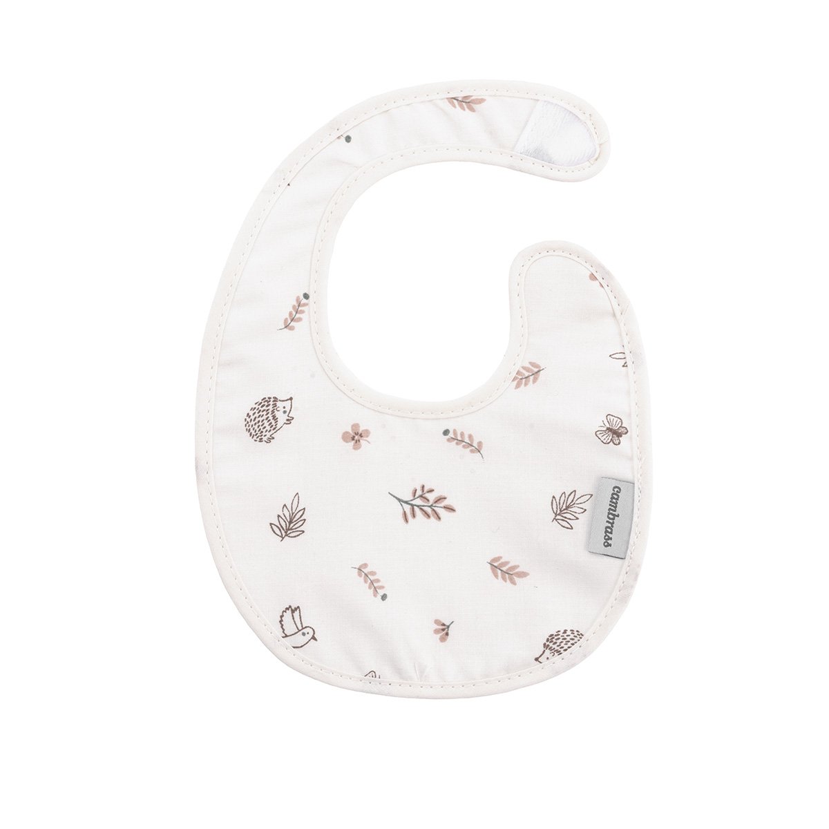 BABERO REDONDO CON VELCRO CALMA ROSA 16x19x1 CM& Cambrass