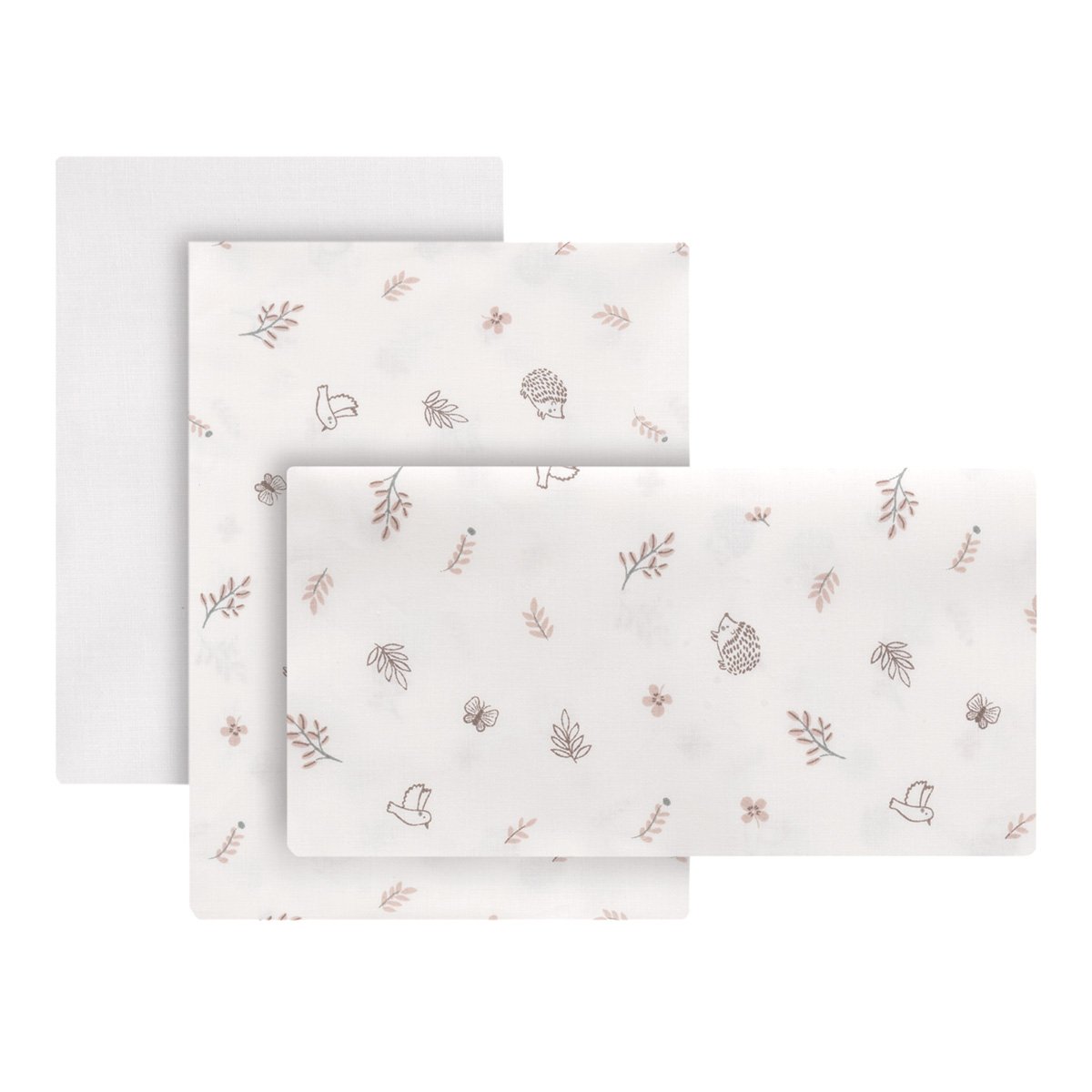 SABANA MINICUNA 3 PCS 50x90x1 CM CALMA ROSA& Cambrass