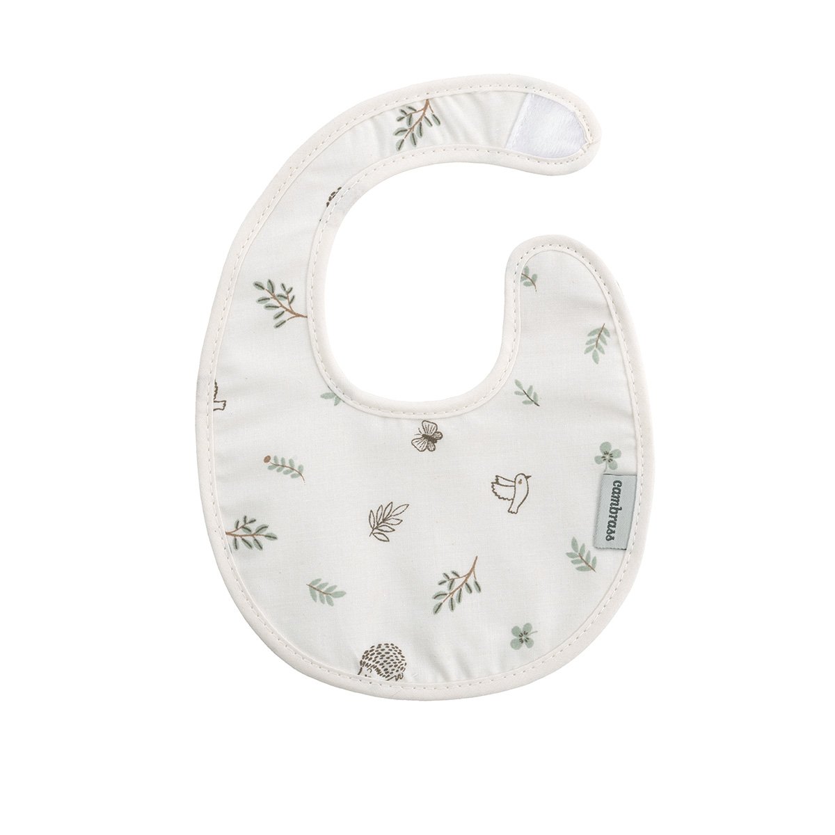 BABERO REDONDO CON VELCRO CALMA VERDE 16x19x1 CM& Cambrass