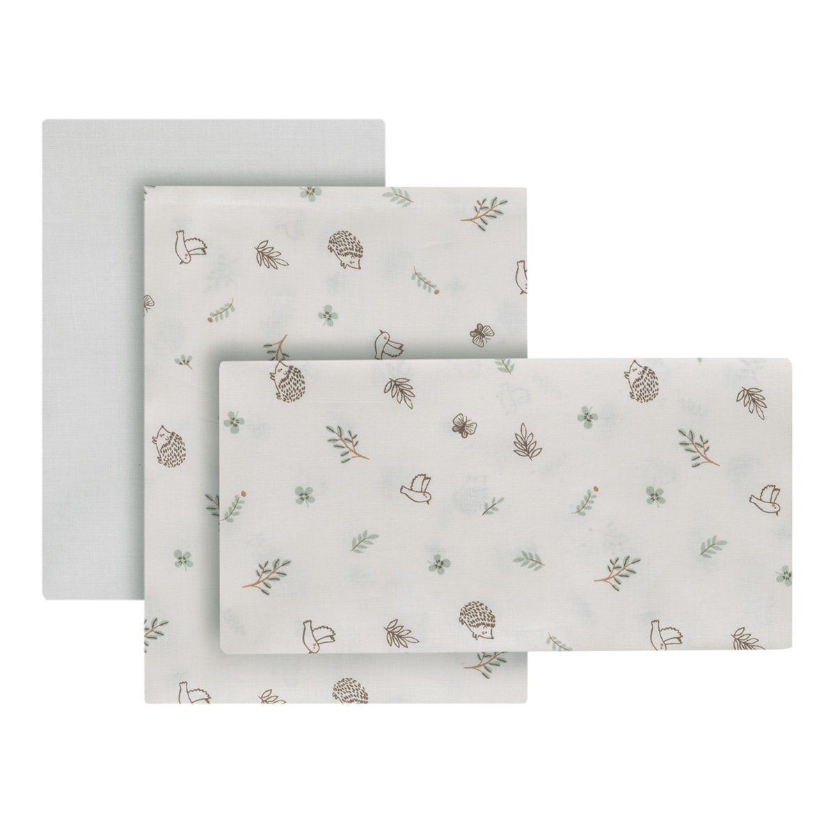 SABANA MOISES/CARRO 3 PCS 35x80x1 CM CALMA VERDE& Cambrass