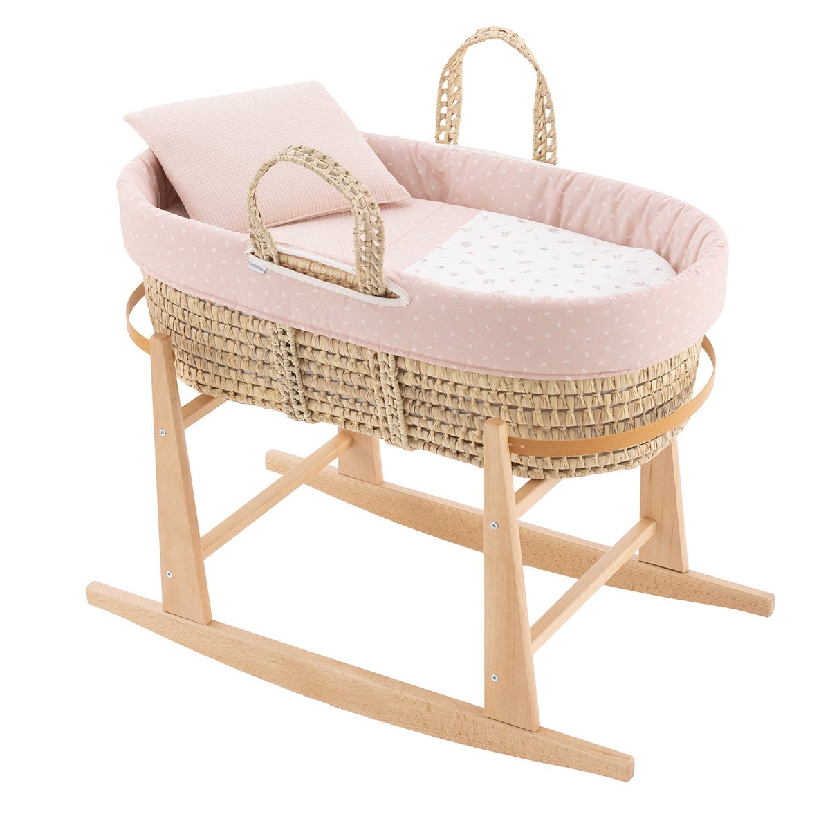 MOISES PALMA ACOLCH+PATA M.NAT CALMA ROSA/NATURAL 39x80x61 CM& Cambrass