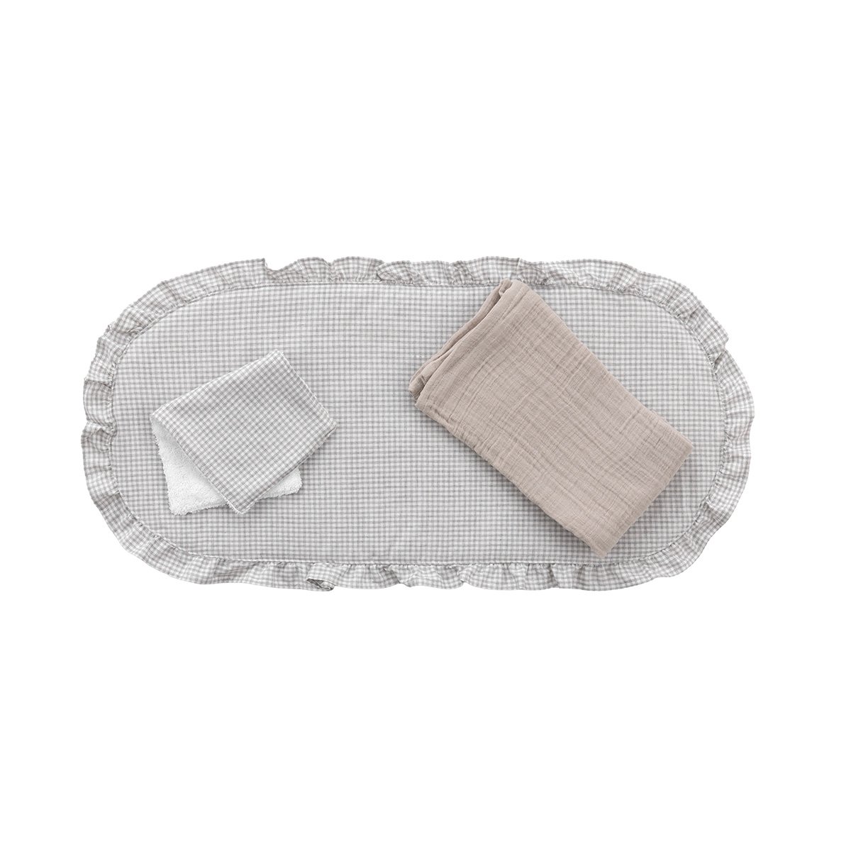 PACK COLCHA CAPAZO POLO GREY 35x75x1 CM& Cambrass