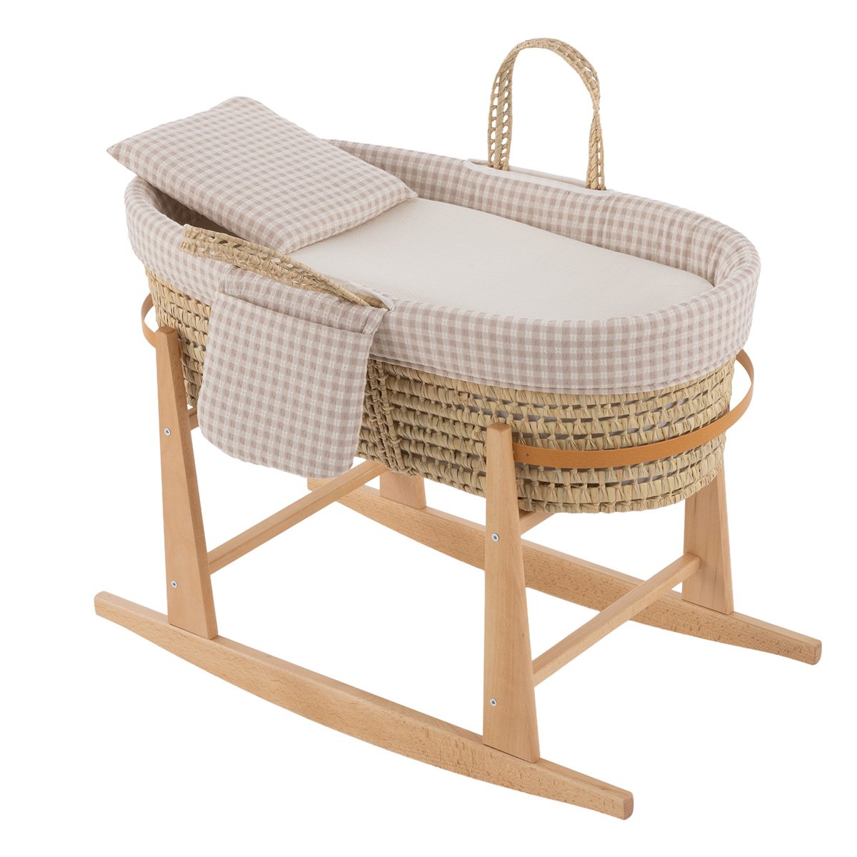 MOISES BEBE MIO CUCO + PATAS ATLANTA BEIGE 39x80x61 CM& Cambrass
