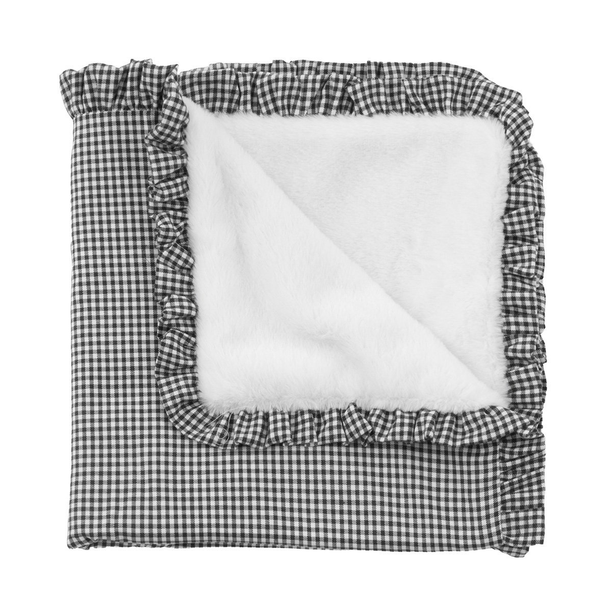 MANTA REVERSIBLE 65x65x1 CM POLO BLACK& Cambrass