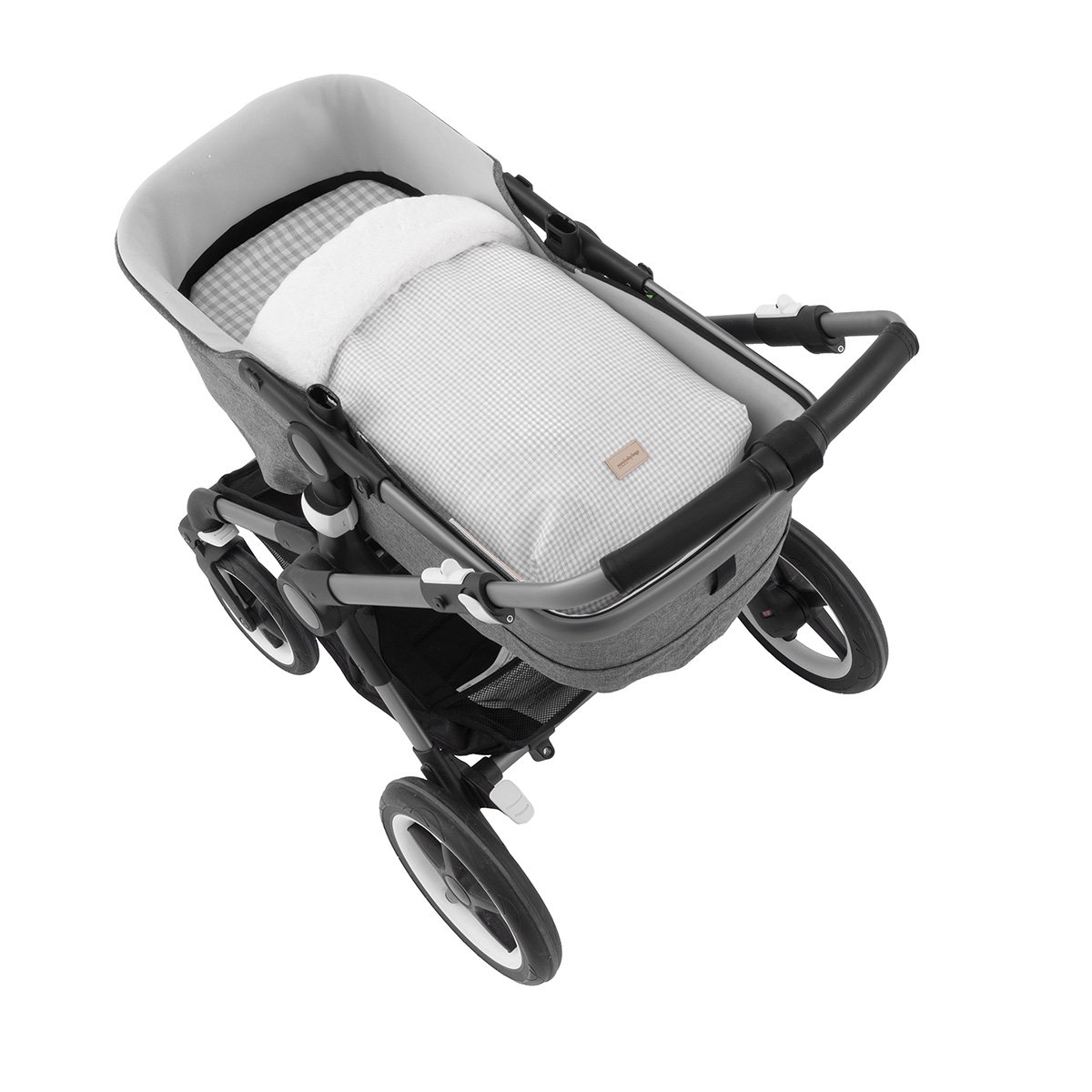 SACO CAPAZO+COLCHONETA INVIERN POLO GREY 35x80x6 CM& Cambrass