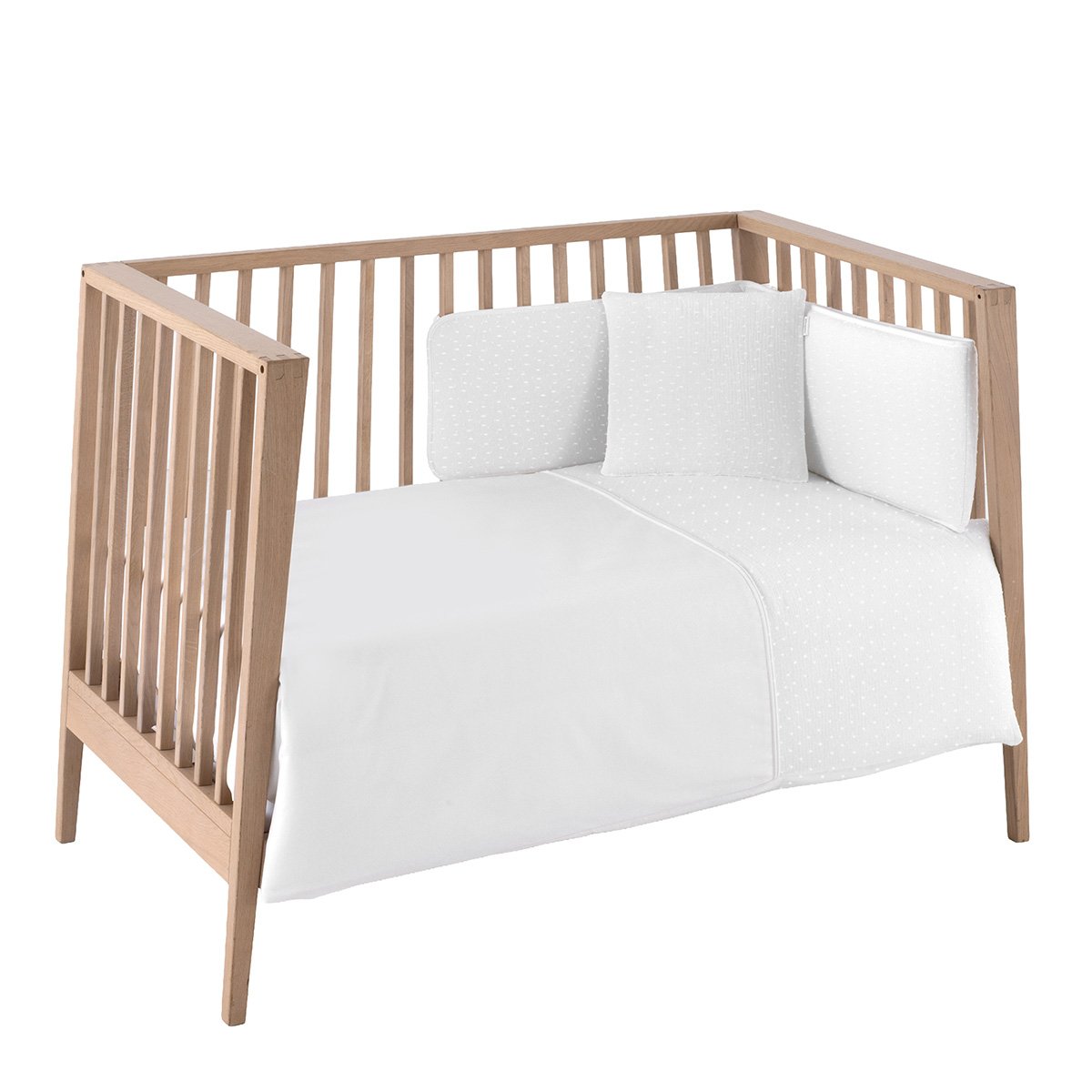 JGO 2 PCS.F.NORDICA CUNA 60 UNIC CRUDO 100x140x3 CM& Cambrass