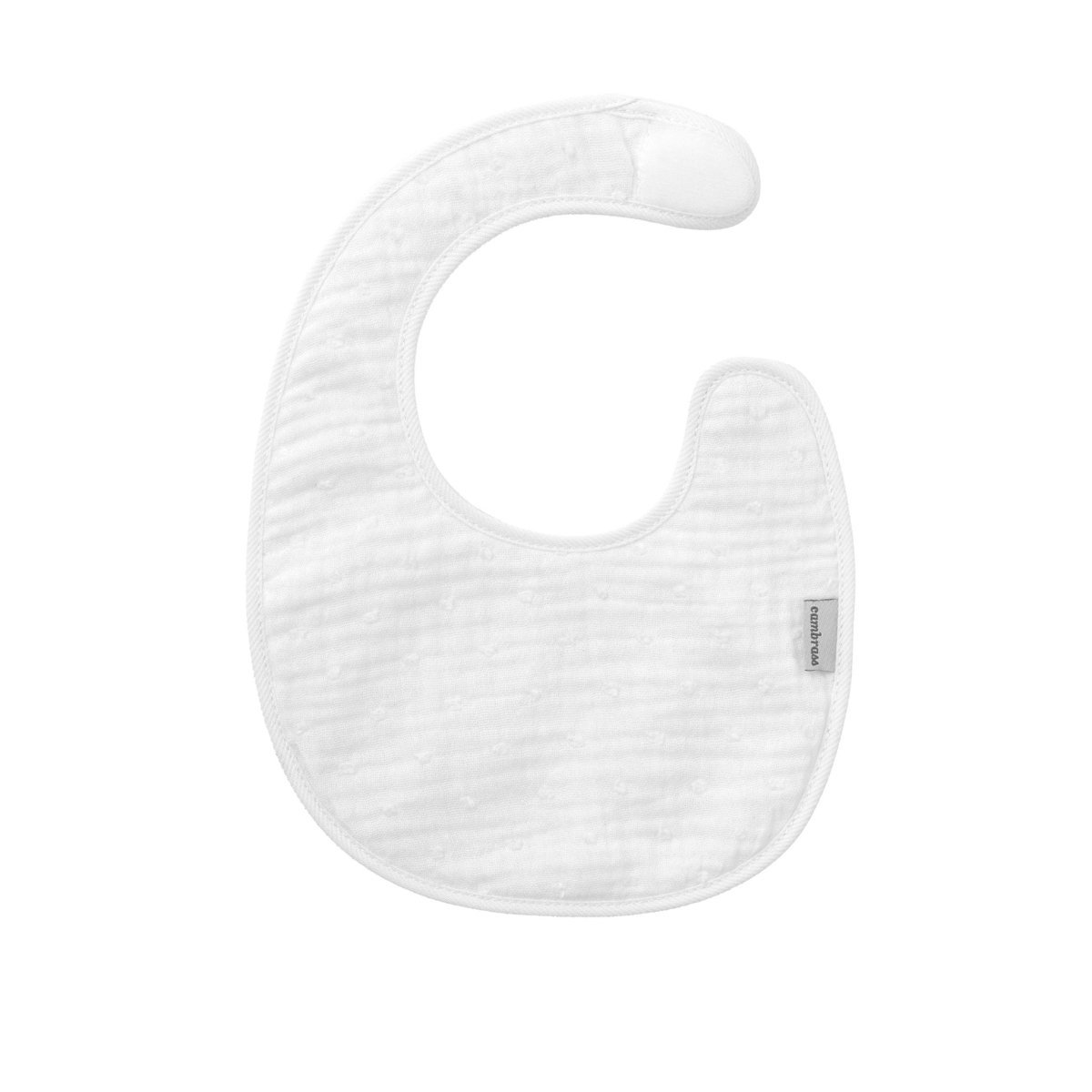 BABERO REDONDO CON VELCRO UNIC CRUDO 16x19x1 CM& Cambrass